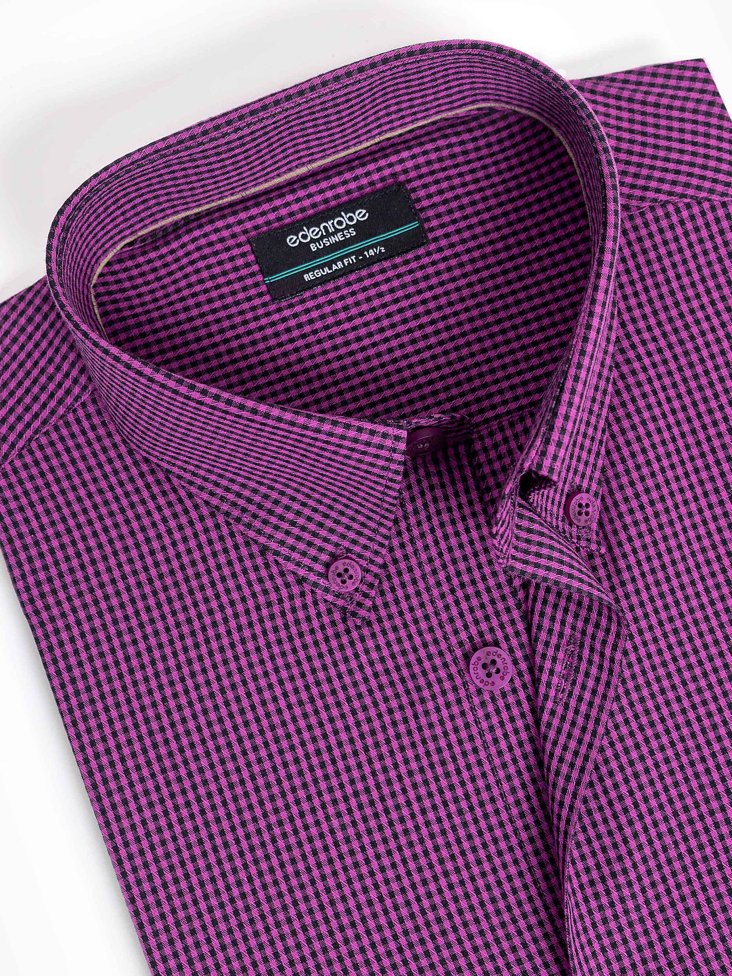 Business Check Shirt - EMTSB6-243 - Image 3