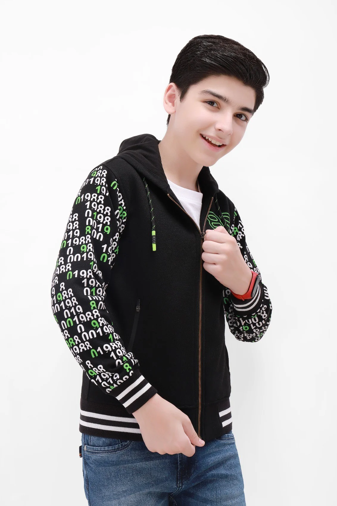 Zipper Hoodie - EBTH21-008 - Image 3
