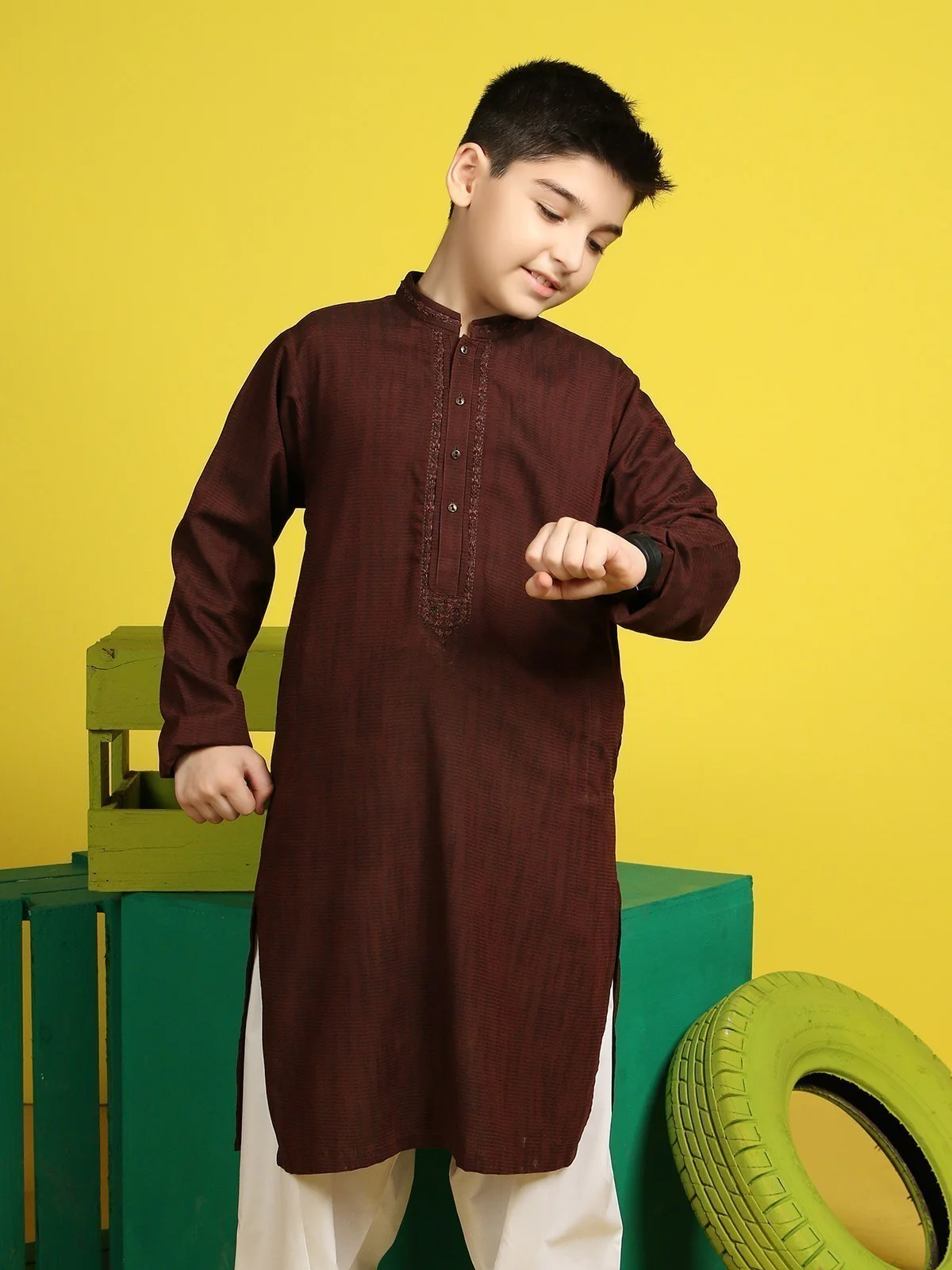 Blended Kurta - EBTK19-3597