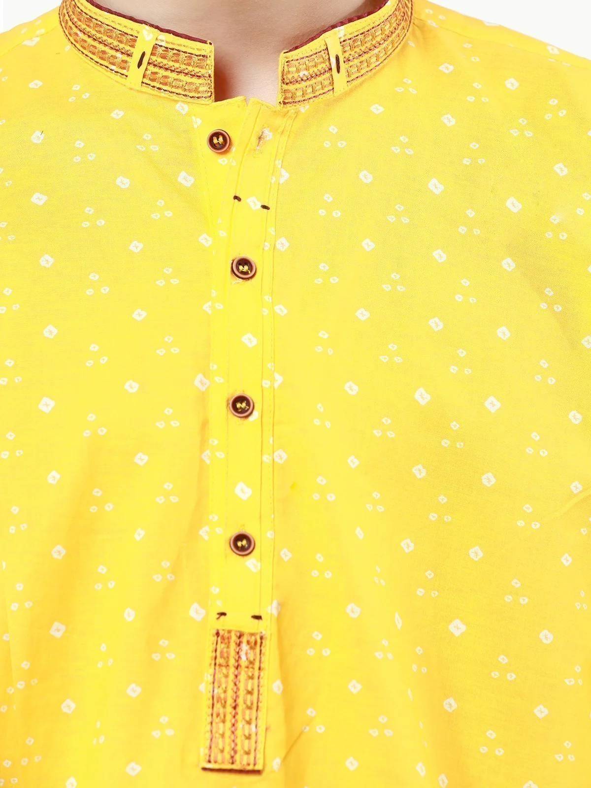Embroidered Cotton Kurta - EBTK22-3816 - Image 3
