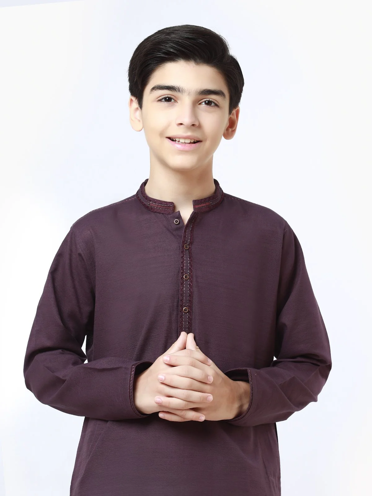 Embroidered Khaddar Kurta - EBTK22-3823 - Image 2