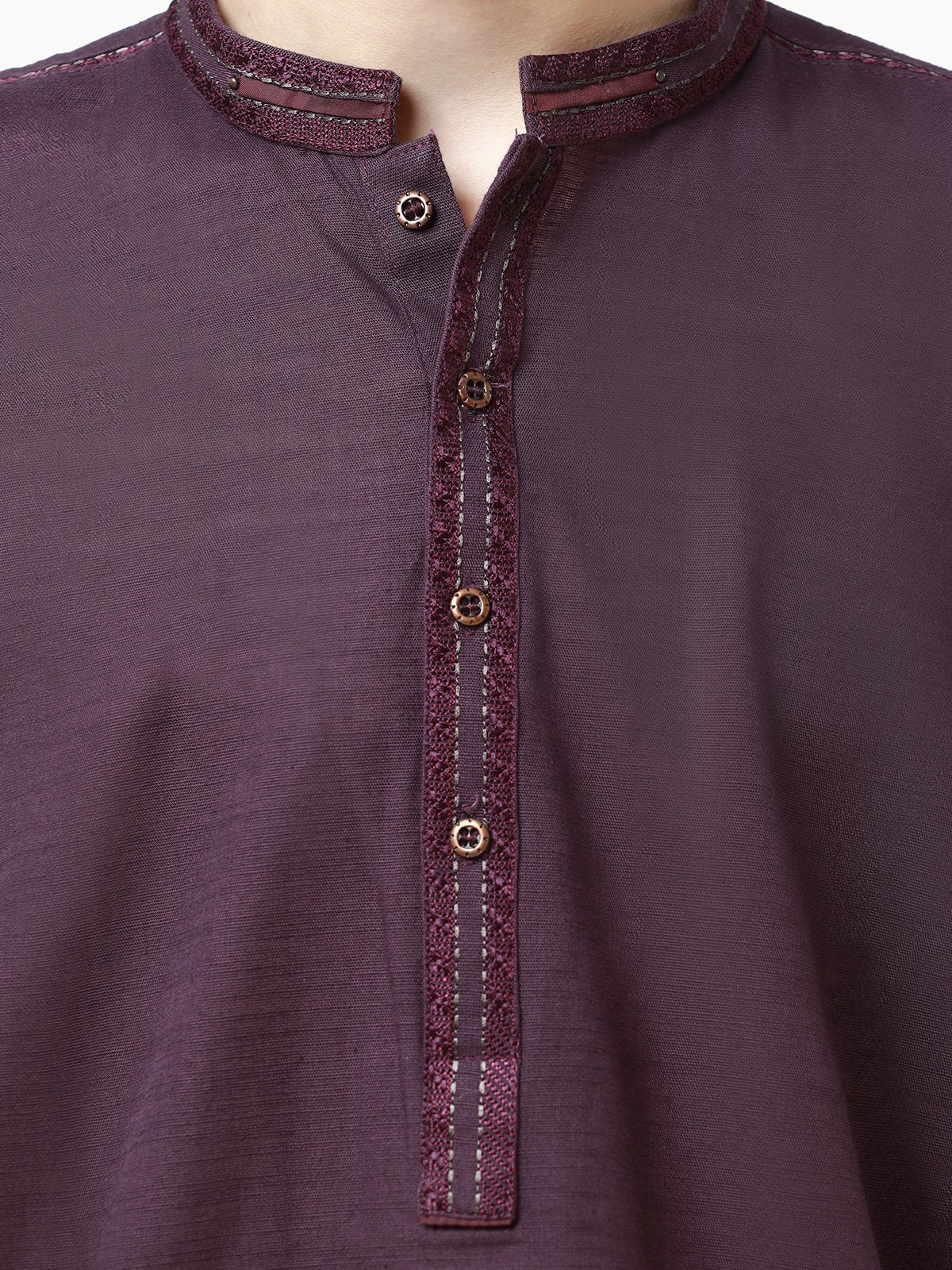 Embroidered Khaddar Kurta - EBTK22-3823 - Image 3