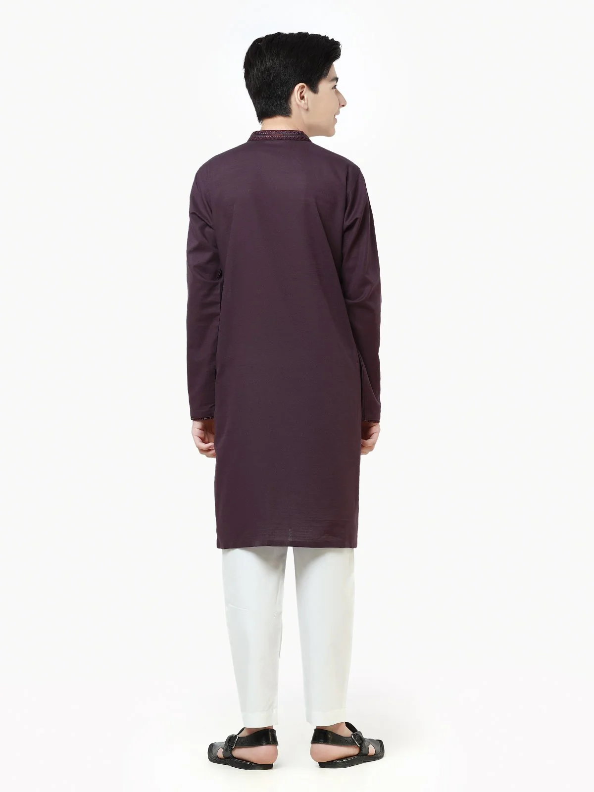 Embroidered Khaddar Kurta - EBTK22-3823 - Image 5