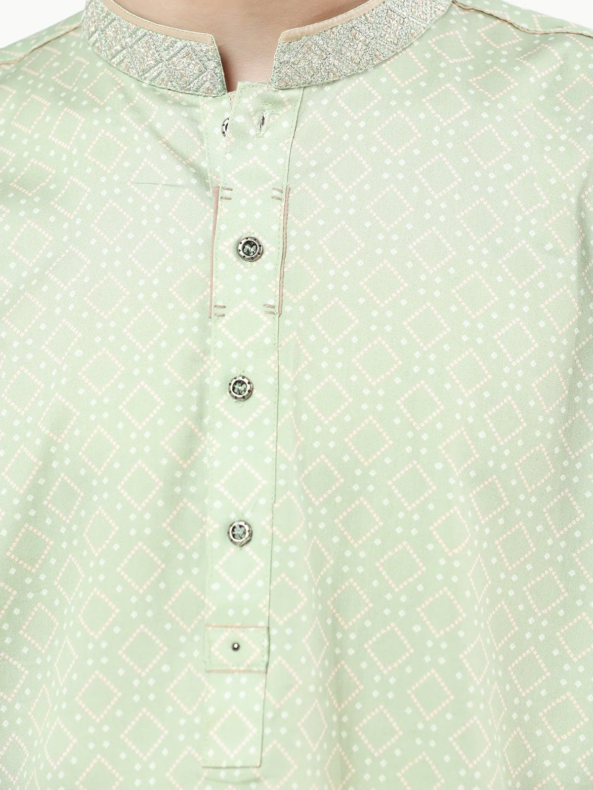 Embroidered Cotton Kurta - EBTK22-3827 - Image 3