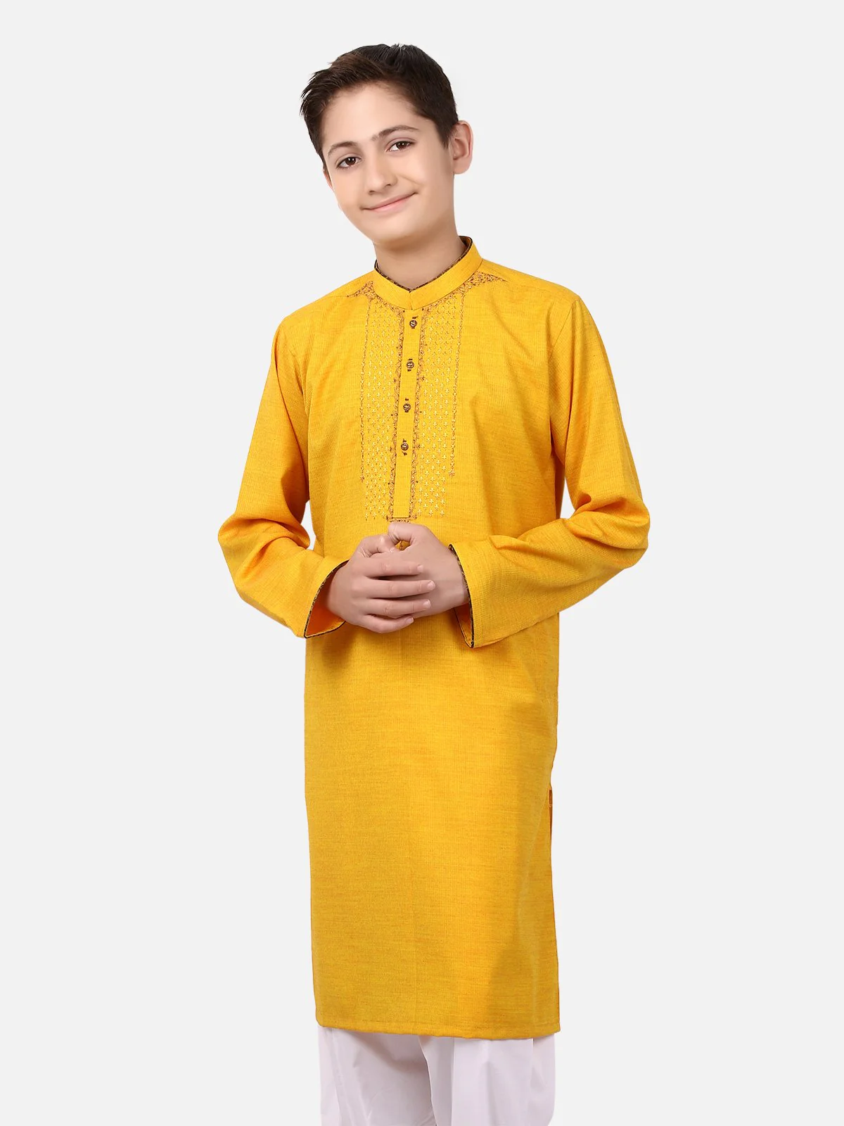 Embroidered Blended Kurta - EBTKC18-010