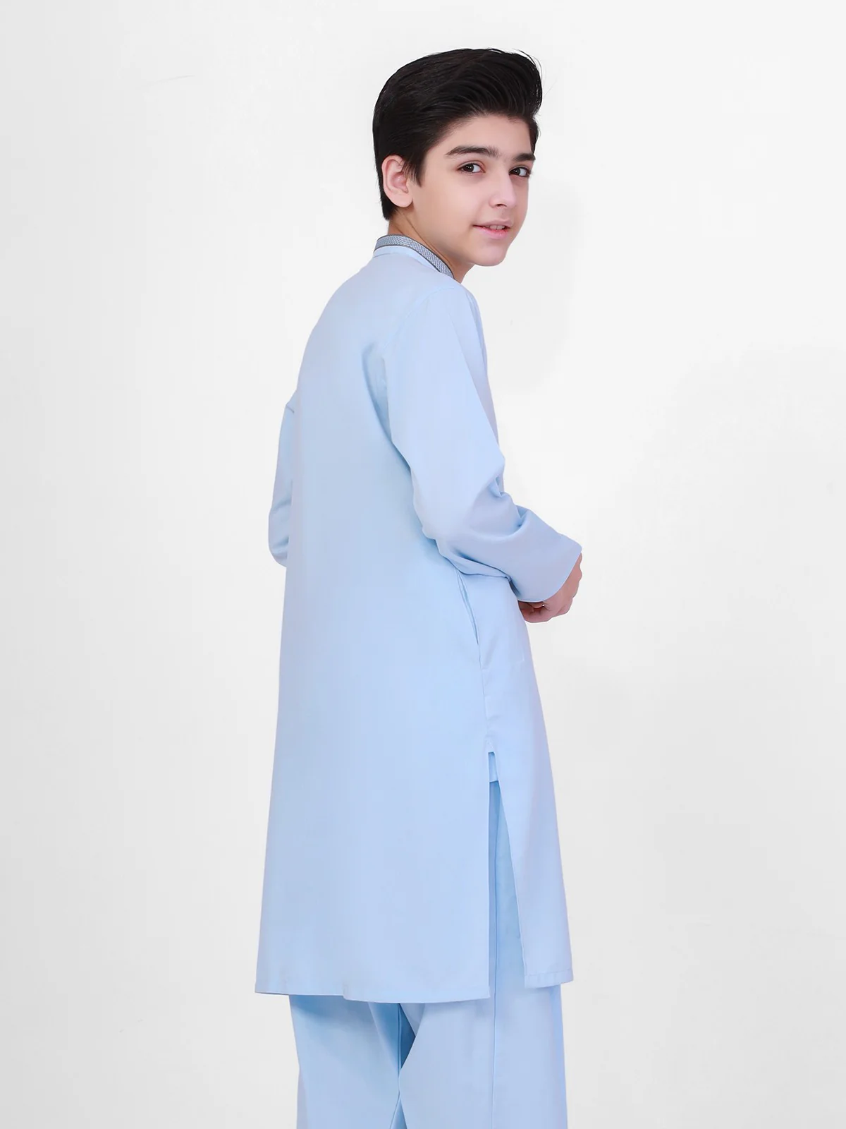 Embroidered Viscose Shalwar Kameez - EBTKS20-3695 - Image 3