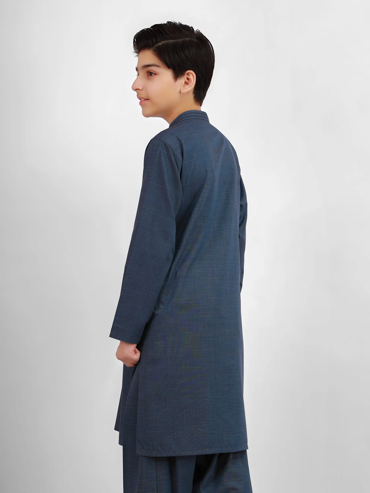 Embroidered Blended Shalwar Kameez - EBTKS21-3700 - Image 3