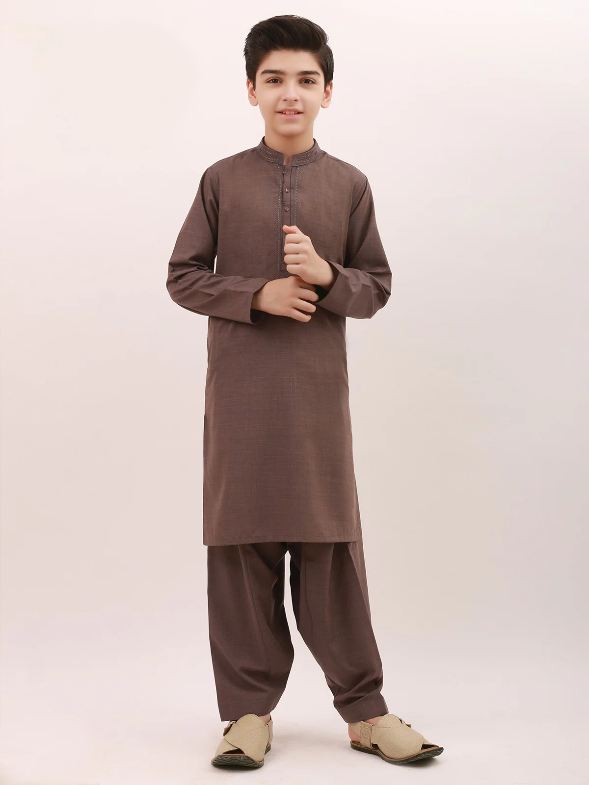 Embroidered Blended Shalwar Kameez - EBTKS21-3708
