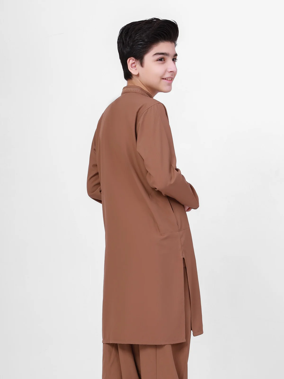 Embroidered Blended Shalwar Kameez - EBTKS21-3754 - Image 2