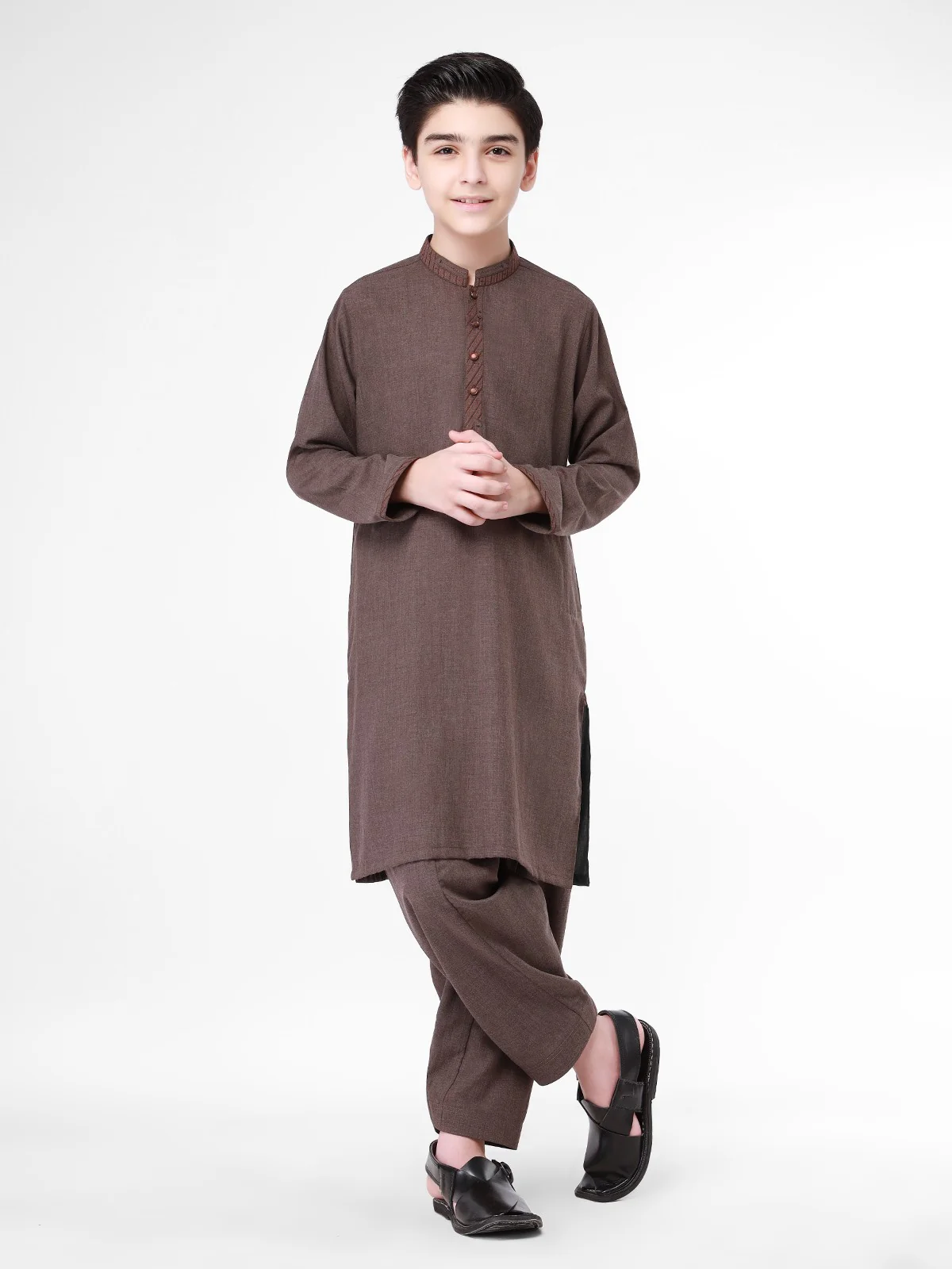 Embroidered Blended Shalwar Kameez - EBTKS22-3770