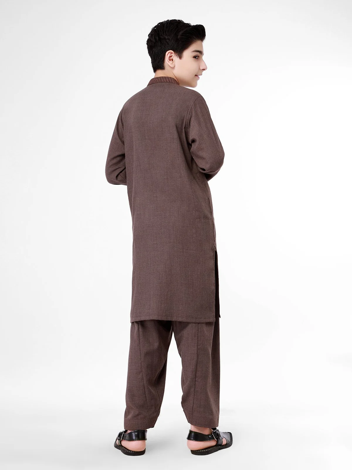 Embroidered Blended Shalwar Kameez - EBTKS22-3770 - Image 3