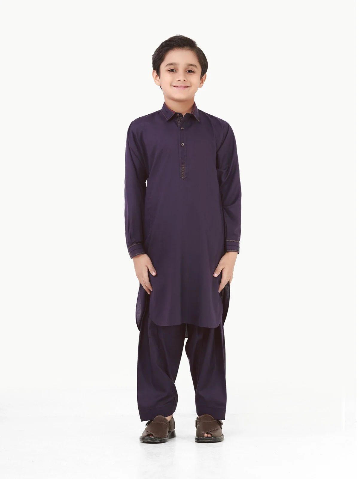 Embroidered Blended Shalwar Kameez - EBTKS22-3798