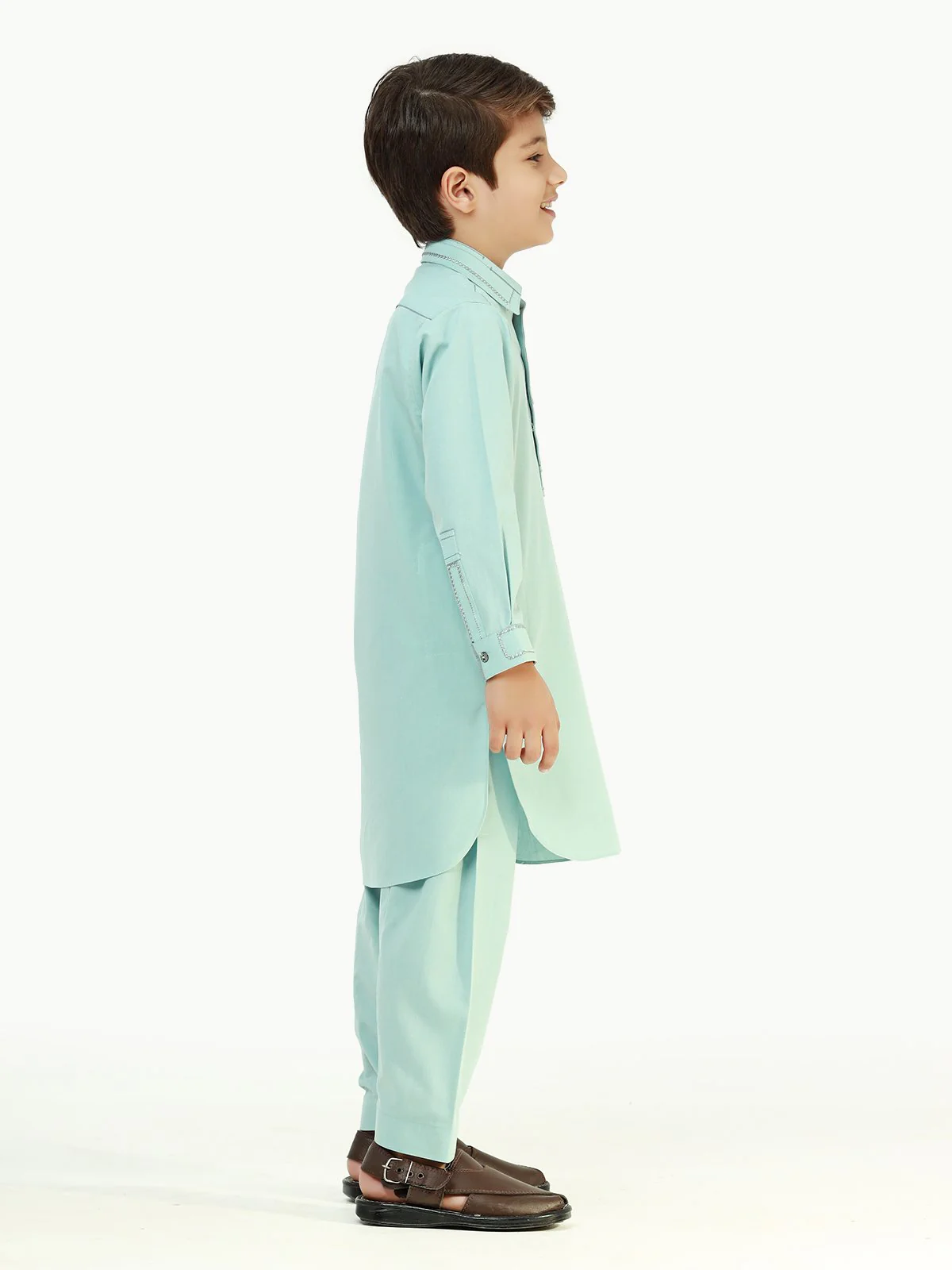 Embroidered Blended Shalwar Kameez - EBTKS22-3804 - Image 3