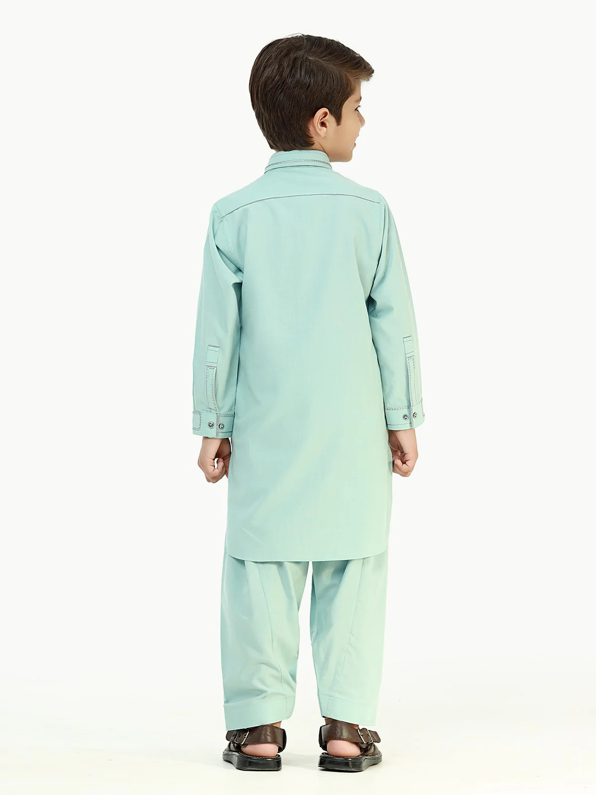 Embroidered Blended Shalwar Kameez - EBTKS22-3804 - Image 5