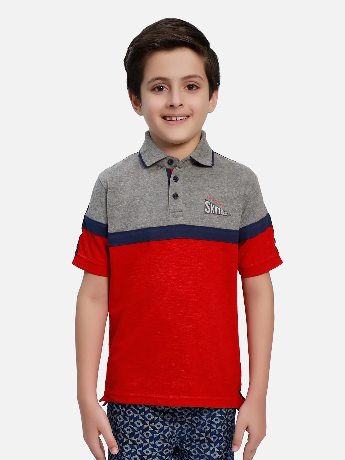 Color Block Polo - EBTPS20-005