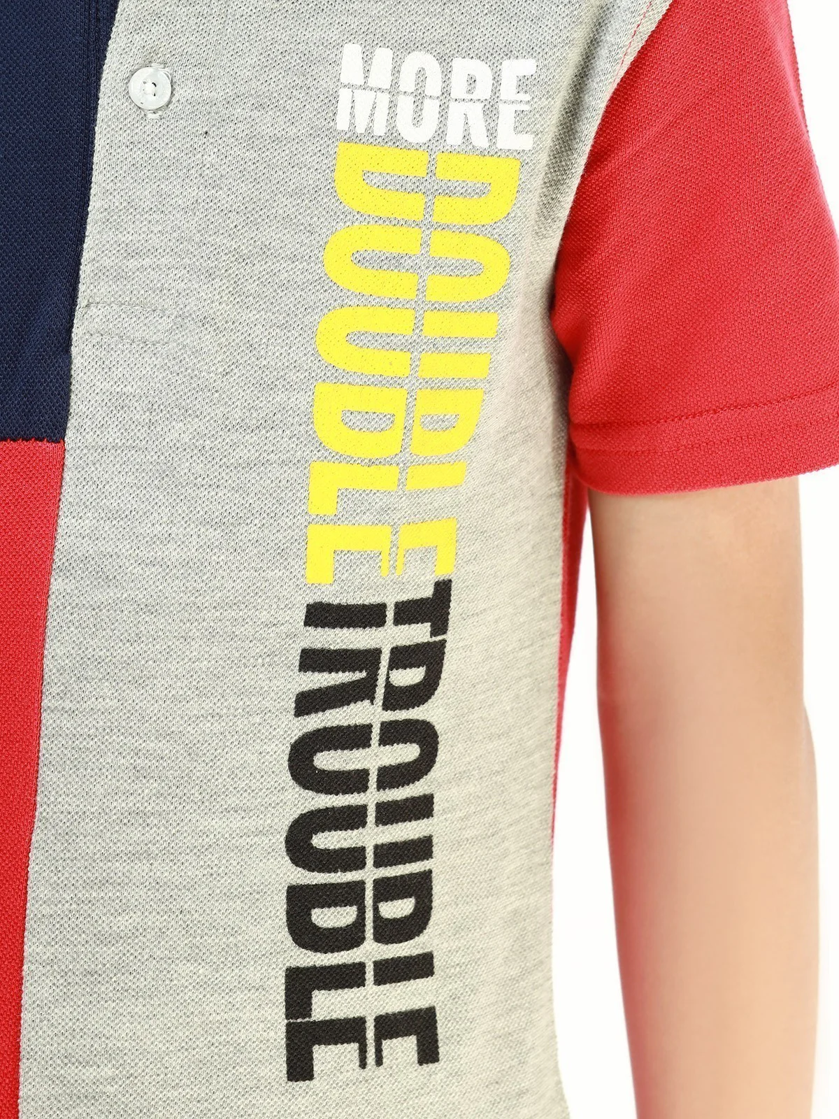 Color Block Polo - EBTPS22-039 - Image 3