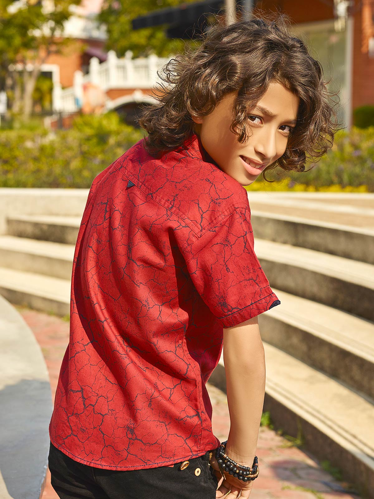 Half Sleeves Printed Shirt - EBTS19-27221 - Image 2