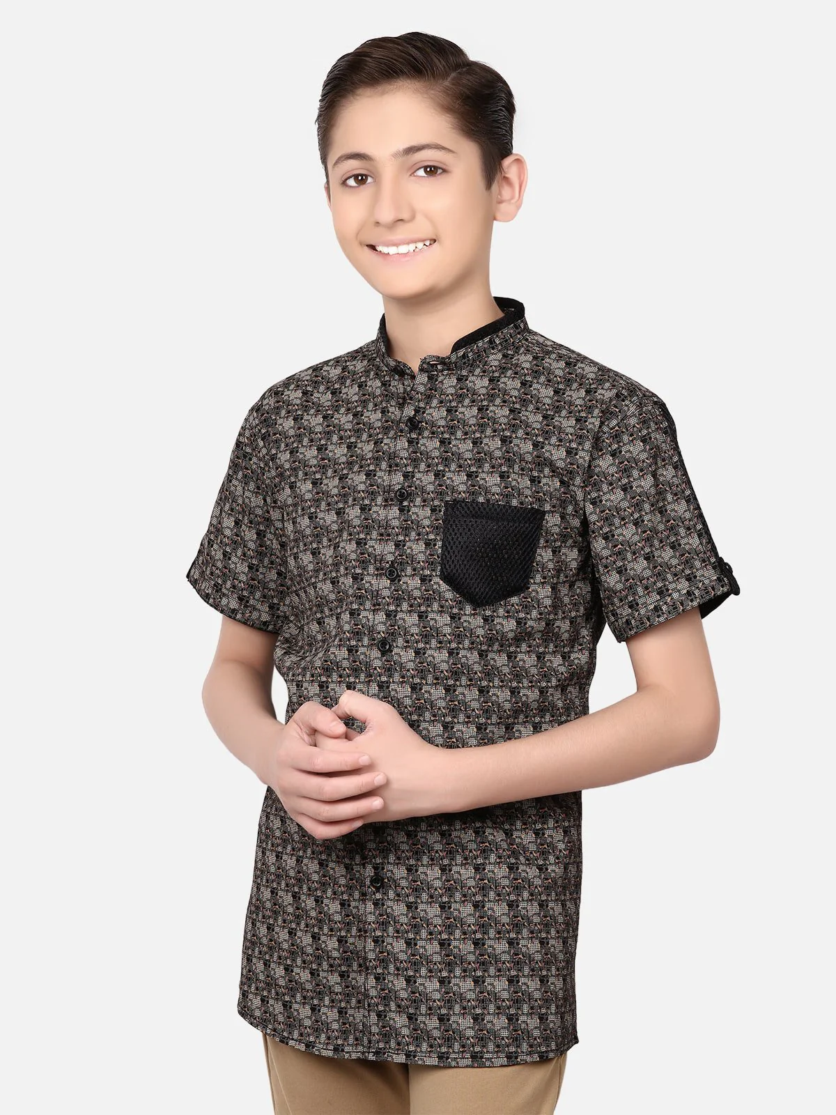 Half Sleeves Printed Shirt - EBTS19-27236 - Image 2