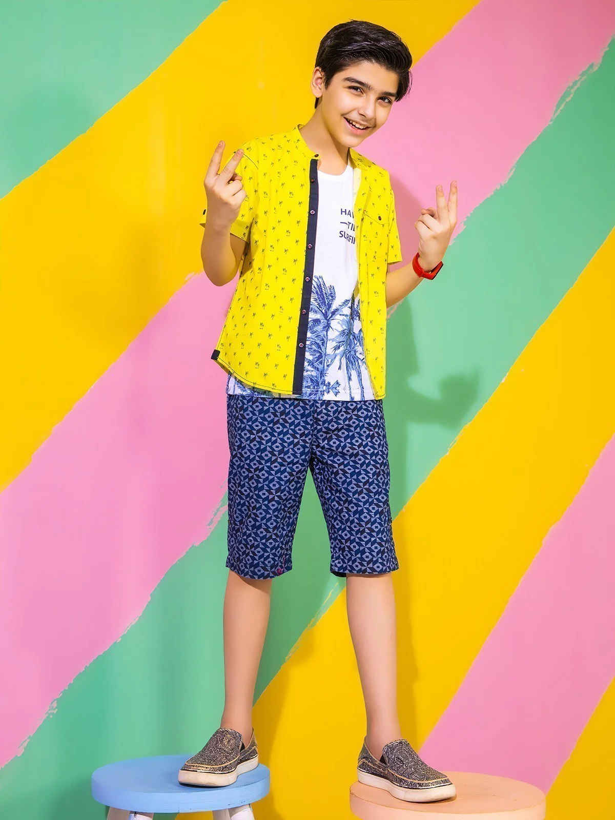 Half Sleeves Printed Shirt - EBTS21-27296