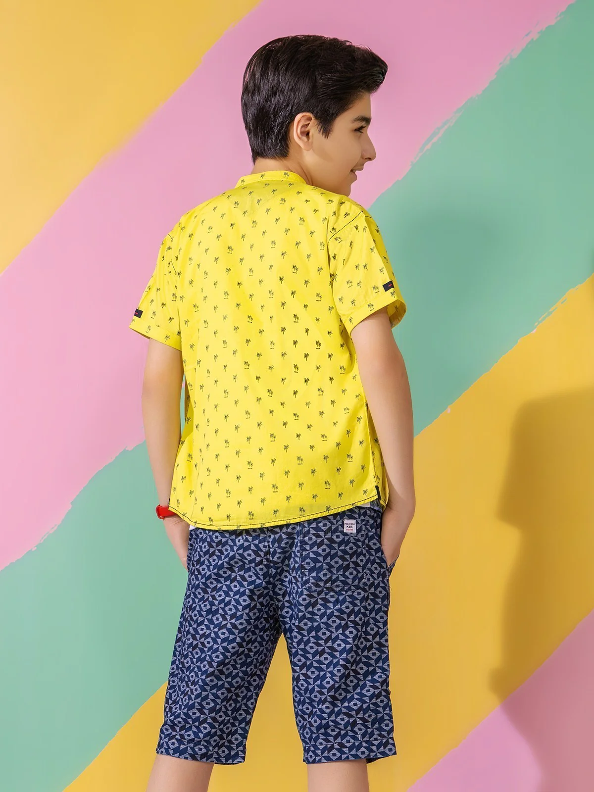 Half Sleeves Printed Shirt - EBTS21-27296 - Image 2