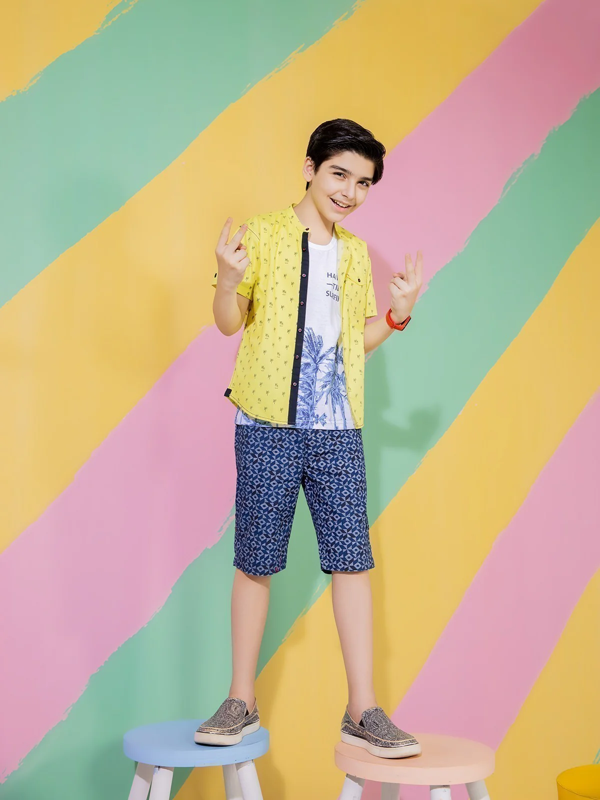 Half Sleeves Printed Shirt - EBTS21-27296 - Image 3