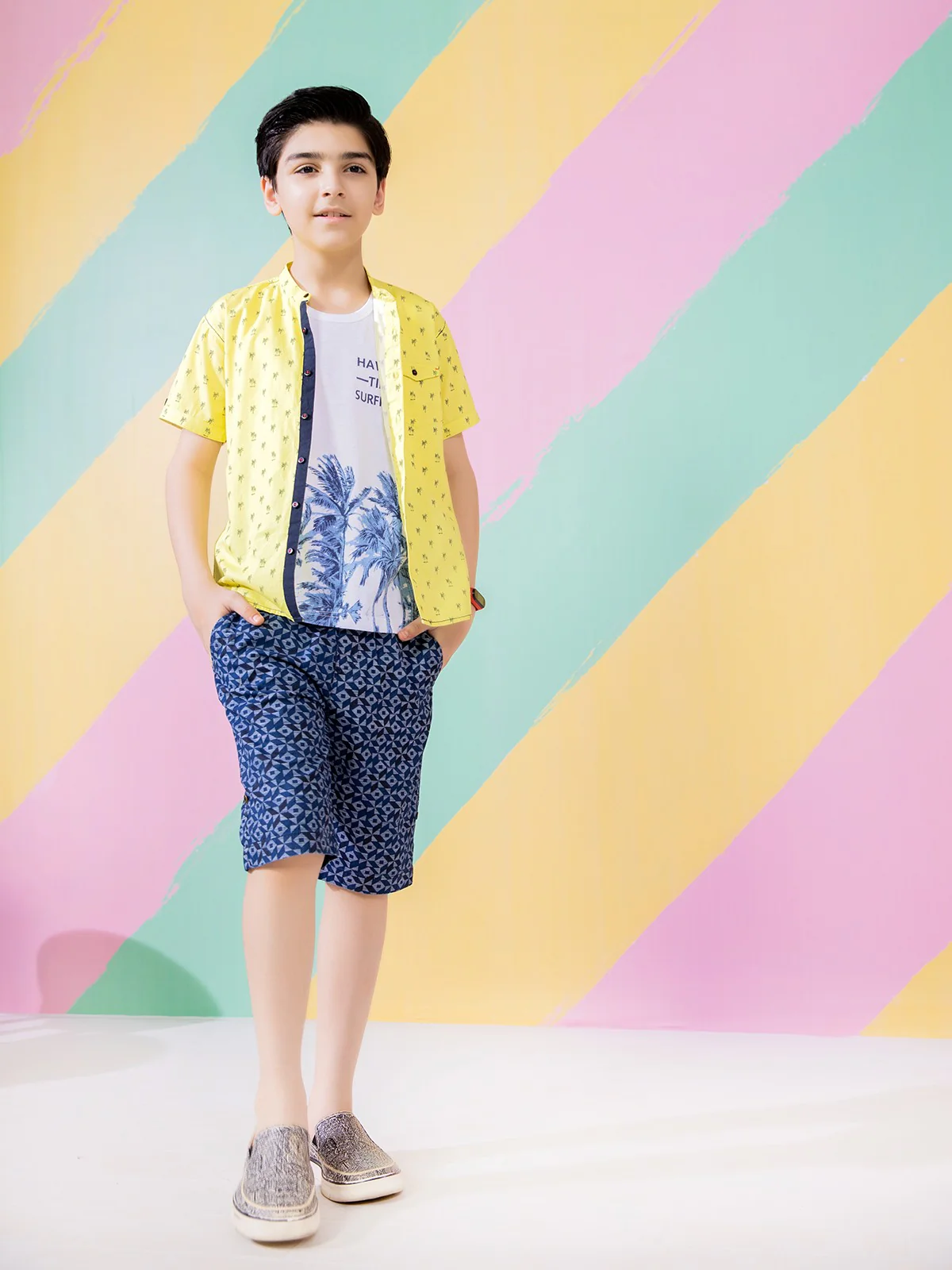 Half Sleeves Printed Shirt - EBTS21-27296 - Image 5