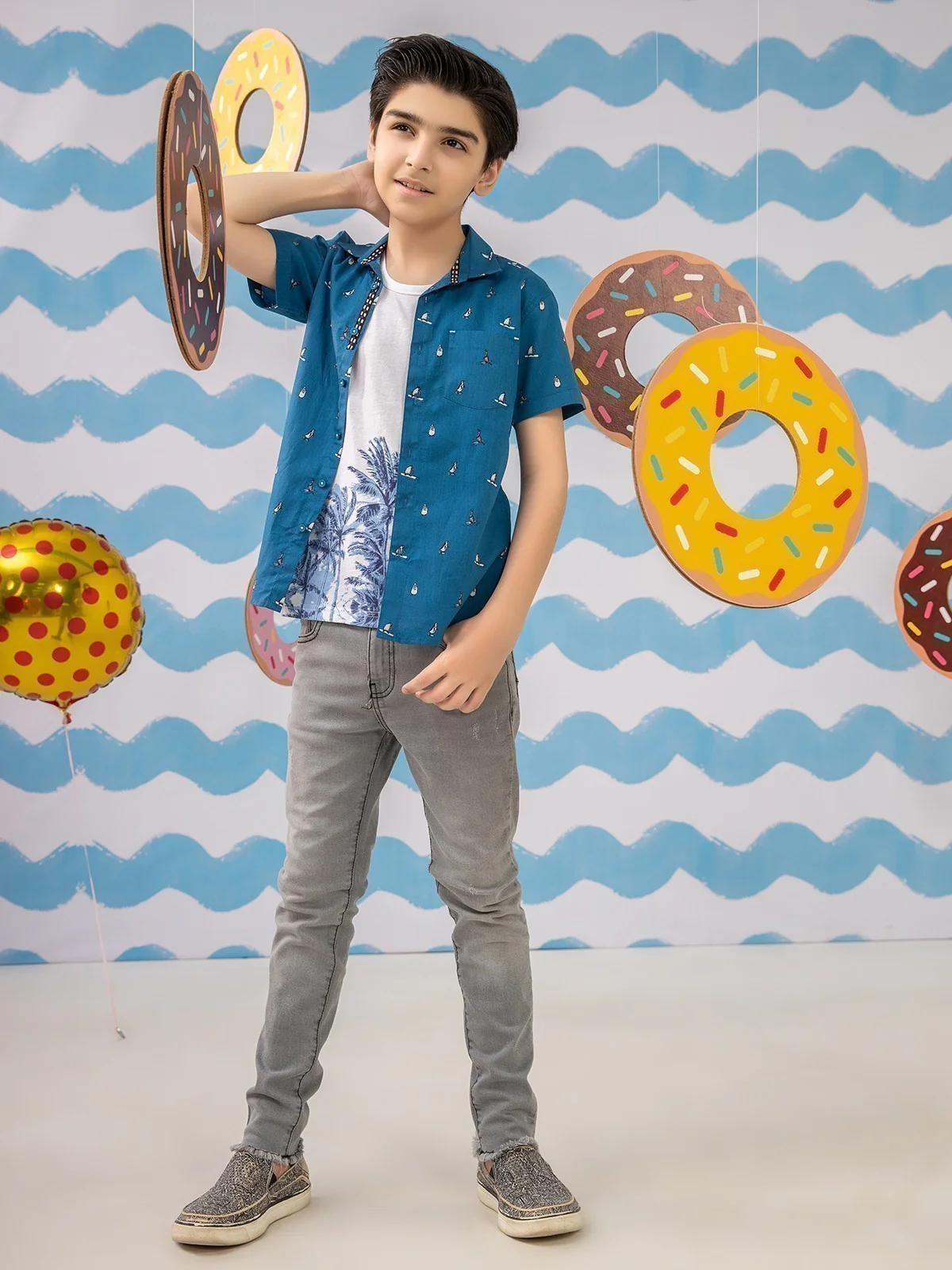 Half Sleeves Printed Shirt - EBTS21-27314