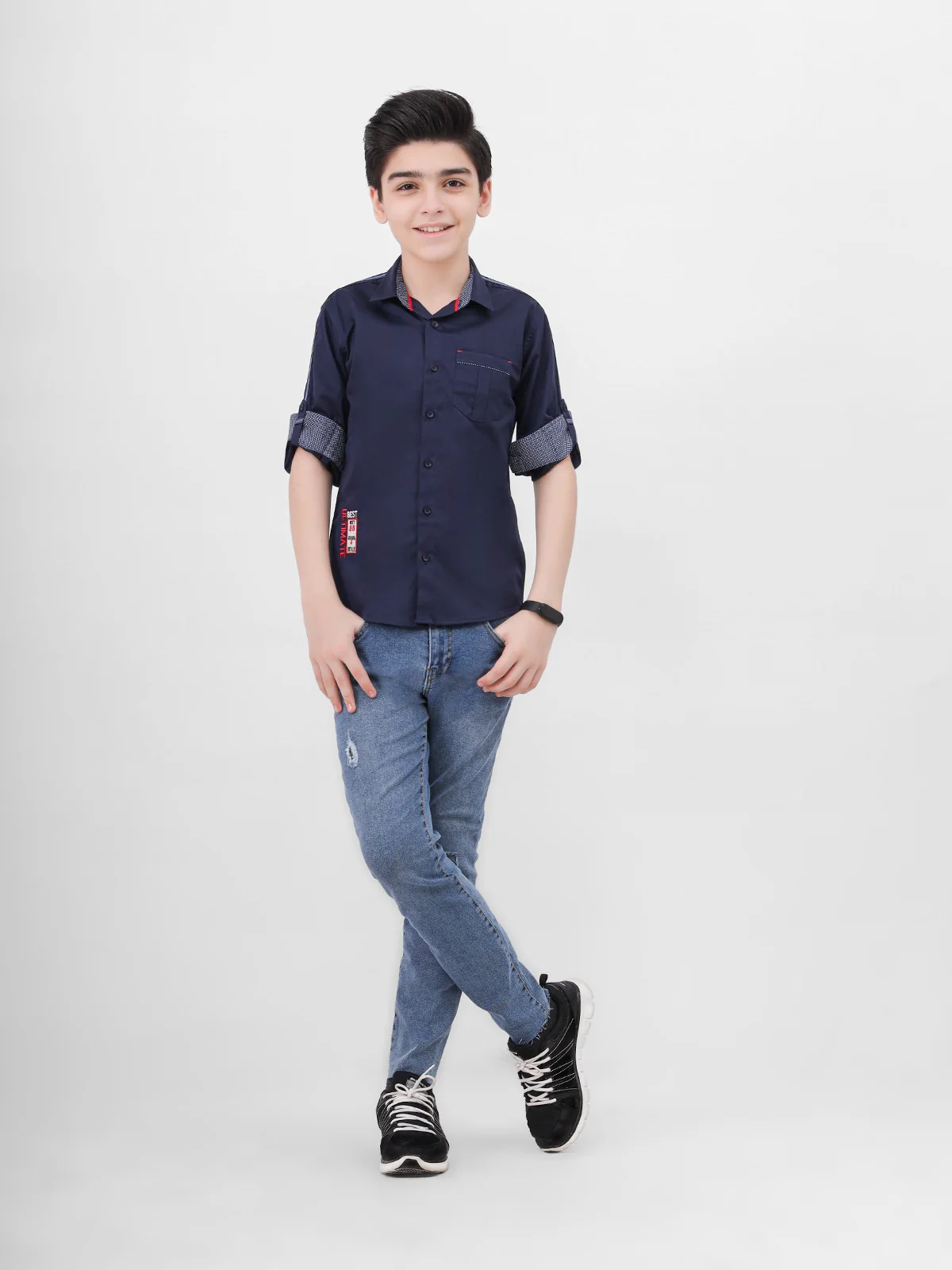 Half Sleeves Basic Shirt - EBTS21-27324