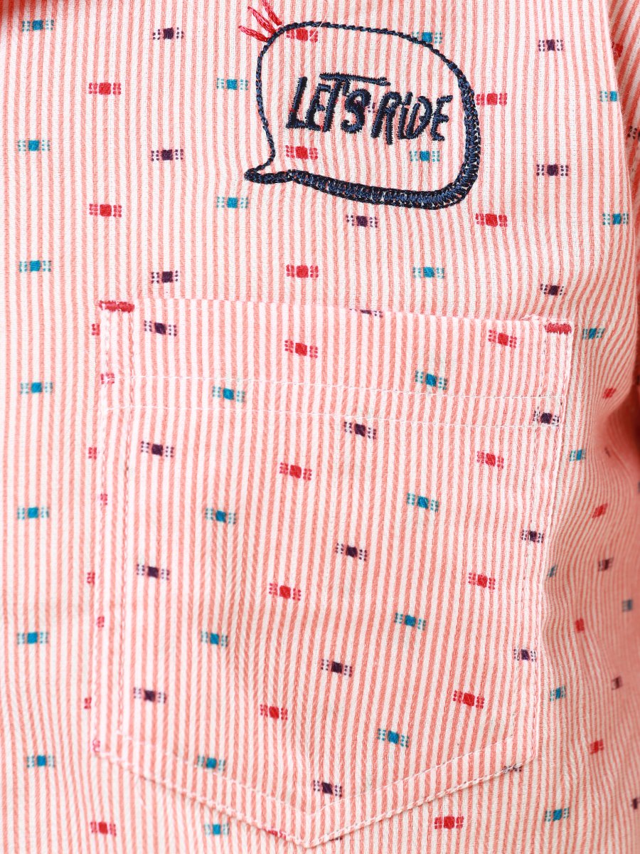 Half Sleeves Printed Shirt - EBTS22-27338 - Image 4