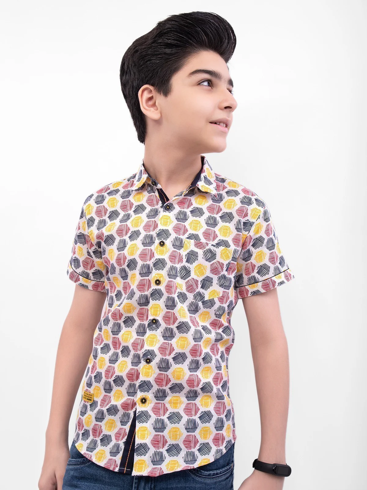 Half Sleeves Printed Shirt - EBTS22-27373