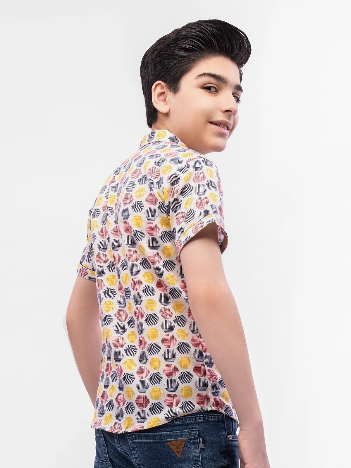 Half Sleeves Printed Shirt - EBTS22-27373 - Image 3