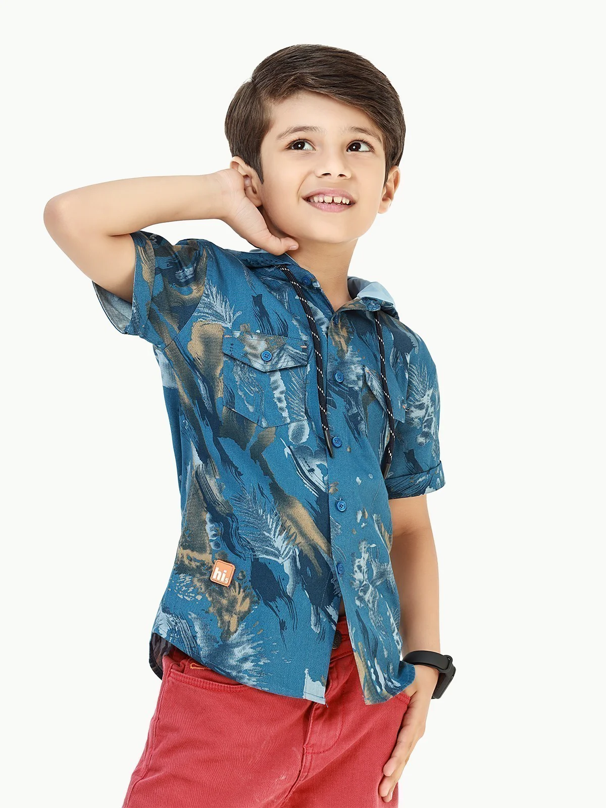 Half Sleeves Printed Shirt - EBTS22-27397 - Image 2