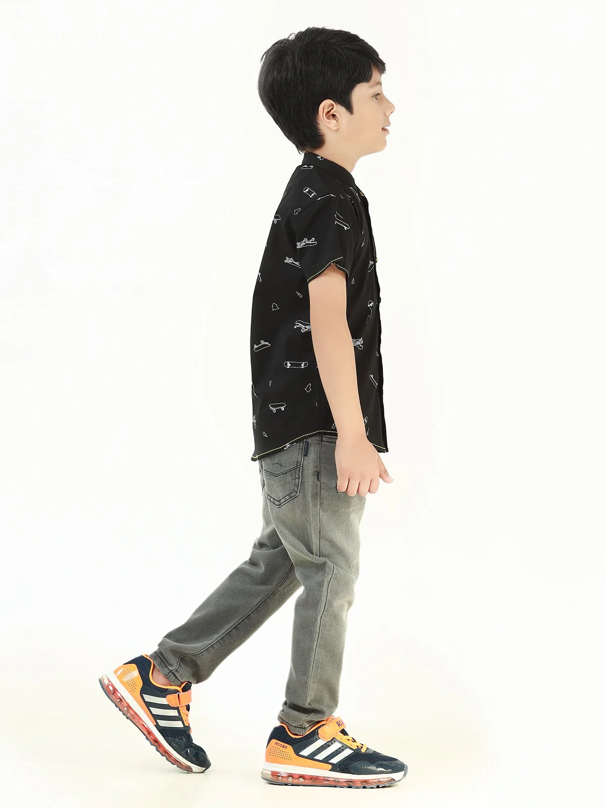 Half Sleeves Typographic Shirt - EBTS22-27400 - Image 2