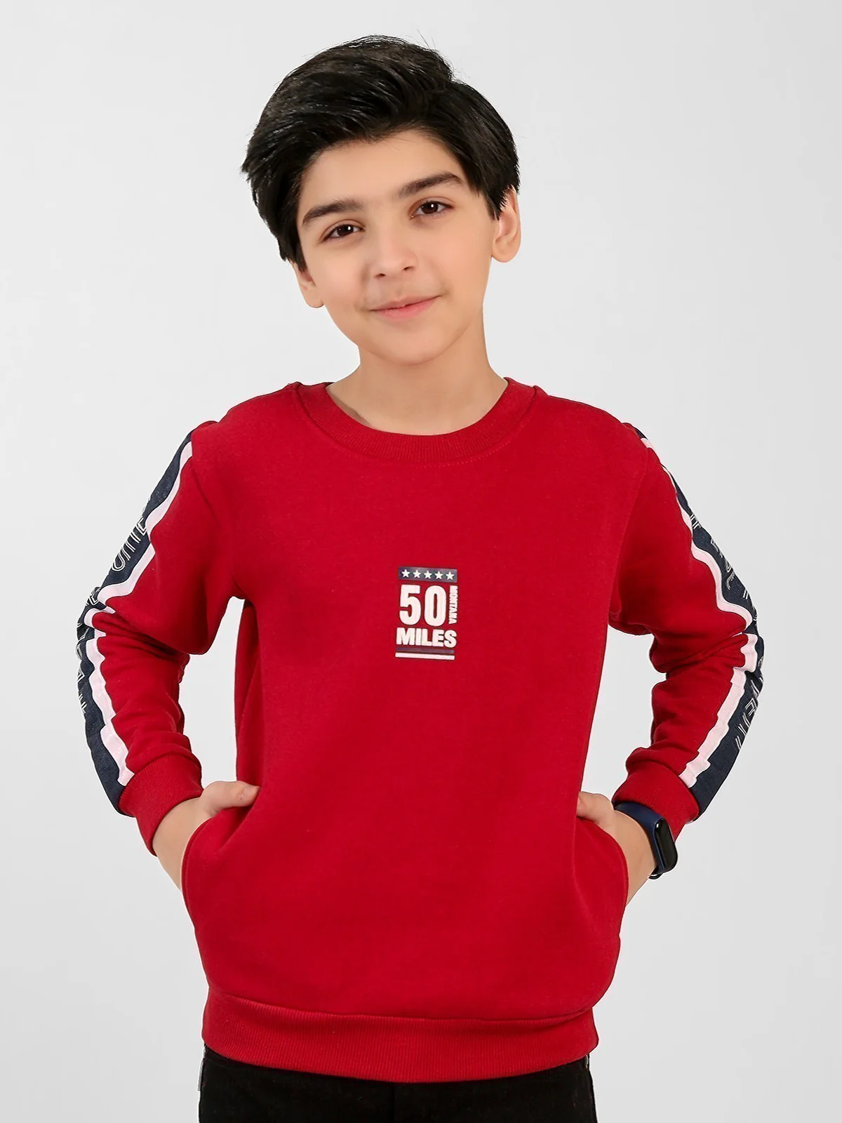 Crew Neck Graphic Sweatshirt - EBTSS20-002