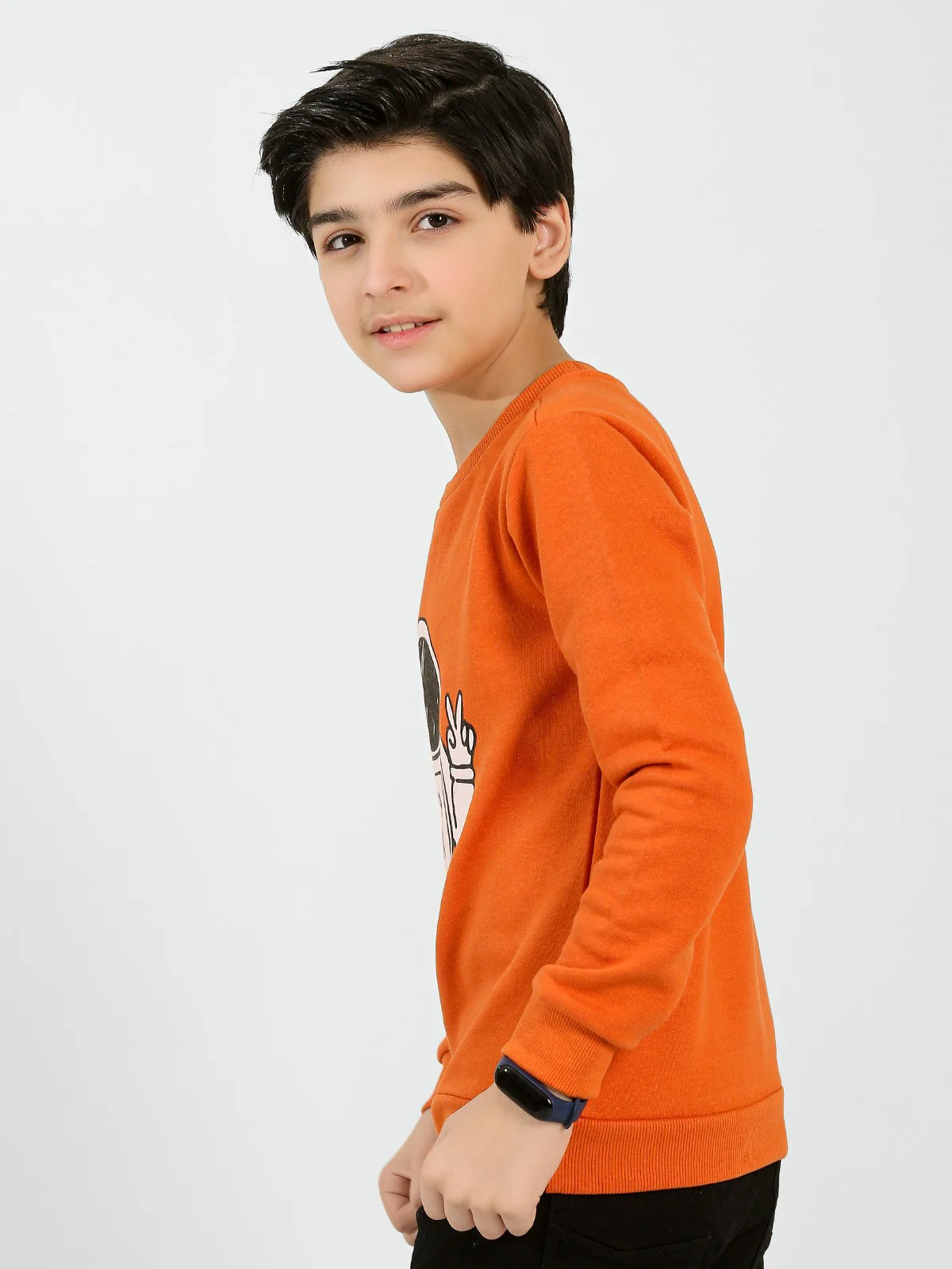 Crew Neck Graphic Sweatshirt - EBTSS20-004 - Image 2