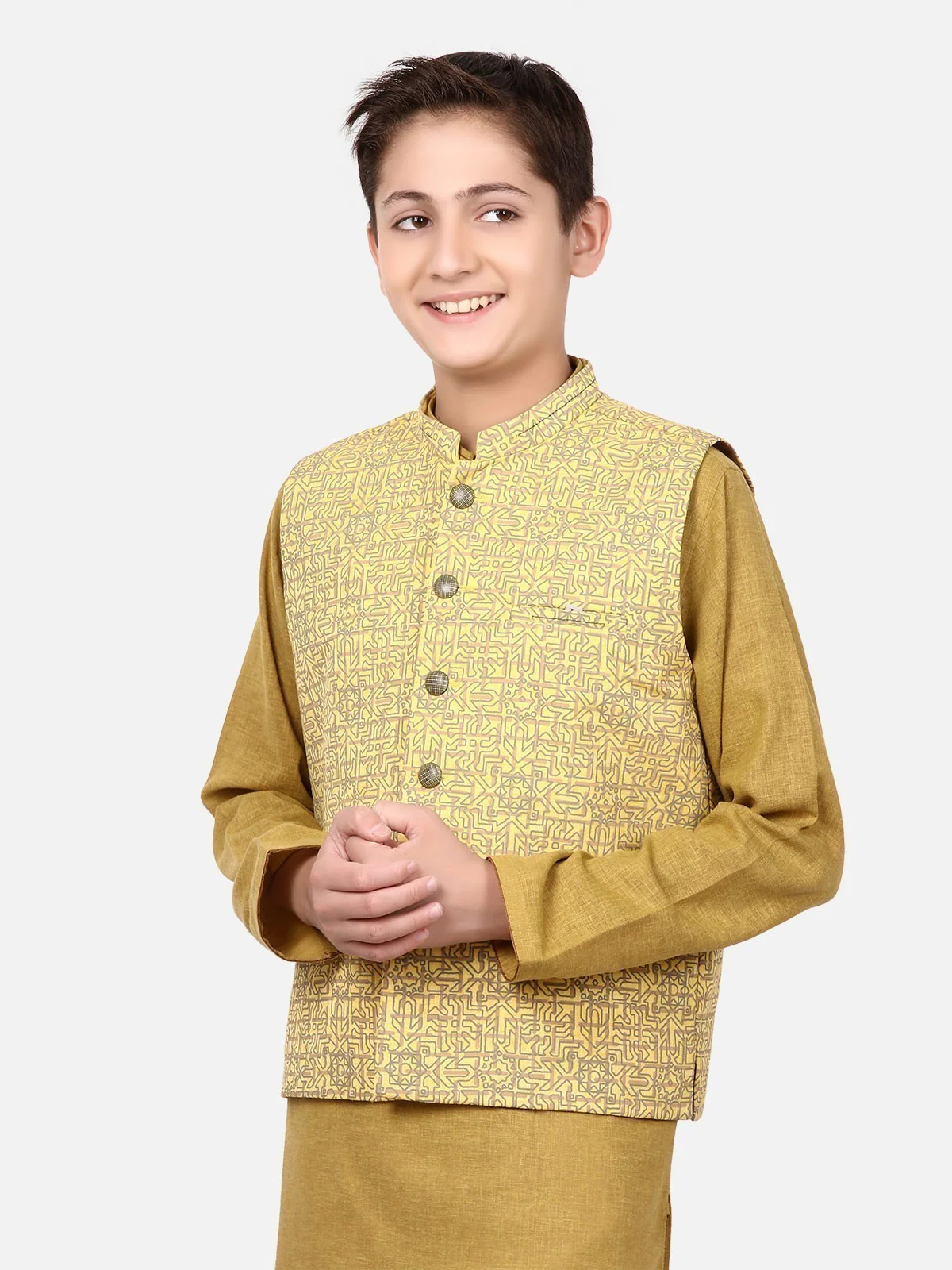 Cotton Waistcoat Suit - EBTWCS19-25106 - Image 2