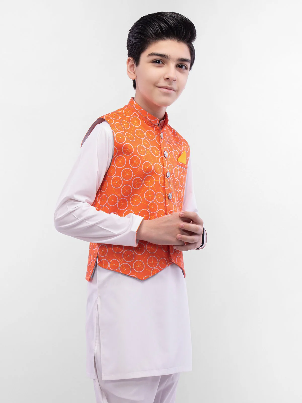 Cotton Waistcoat Suit - EBTWCS21-25138 - Image 3