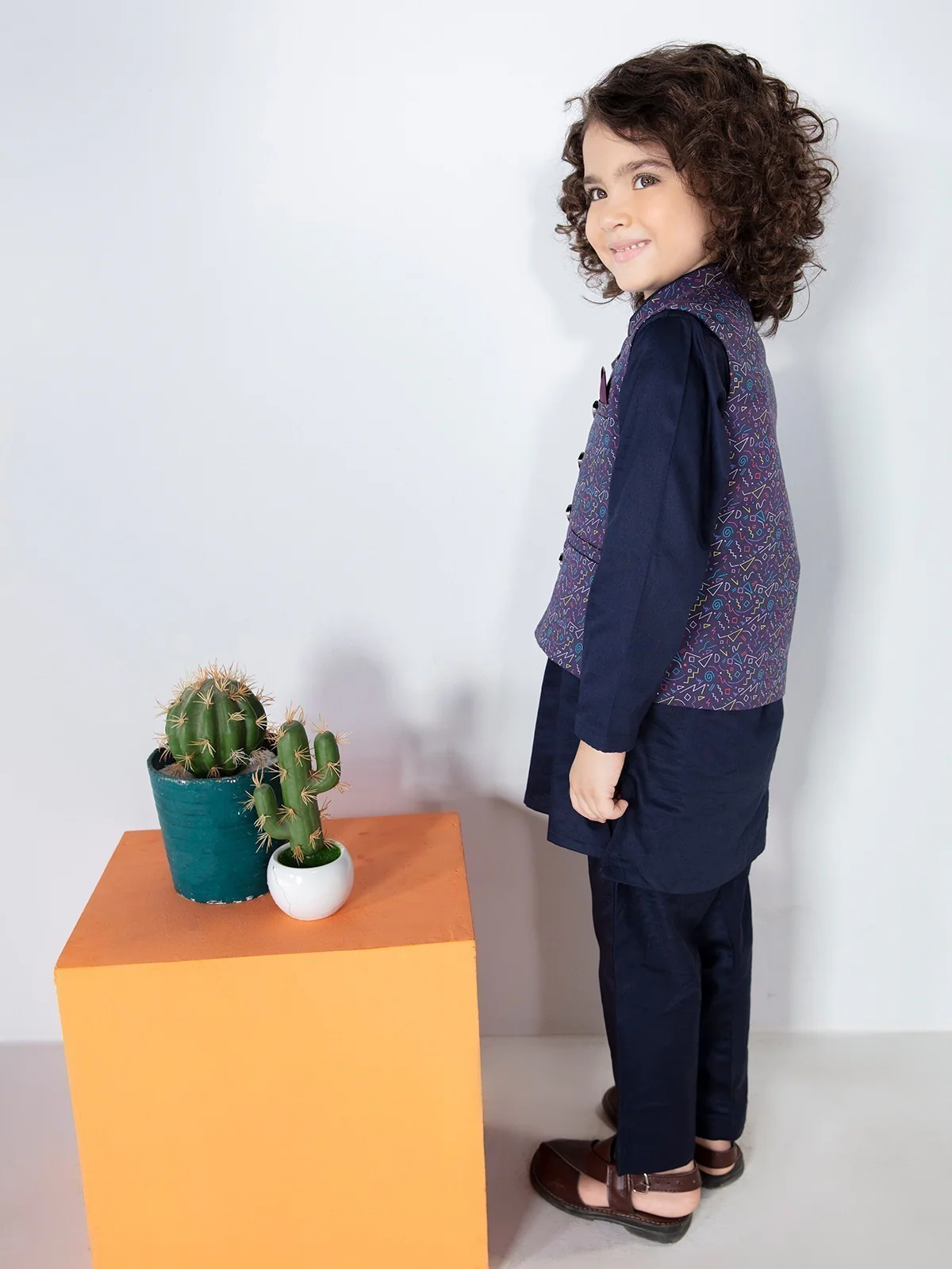 Cotton Waistcoat Suit - EBTWCS21-25140 - Image 5