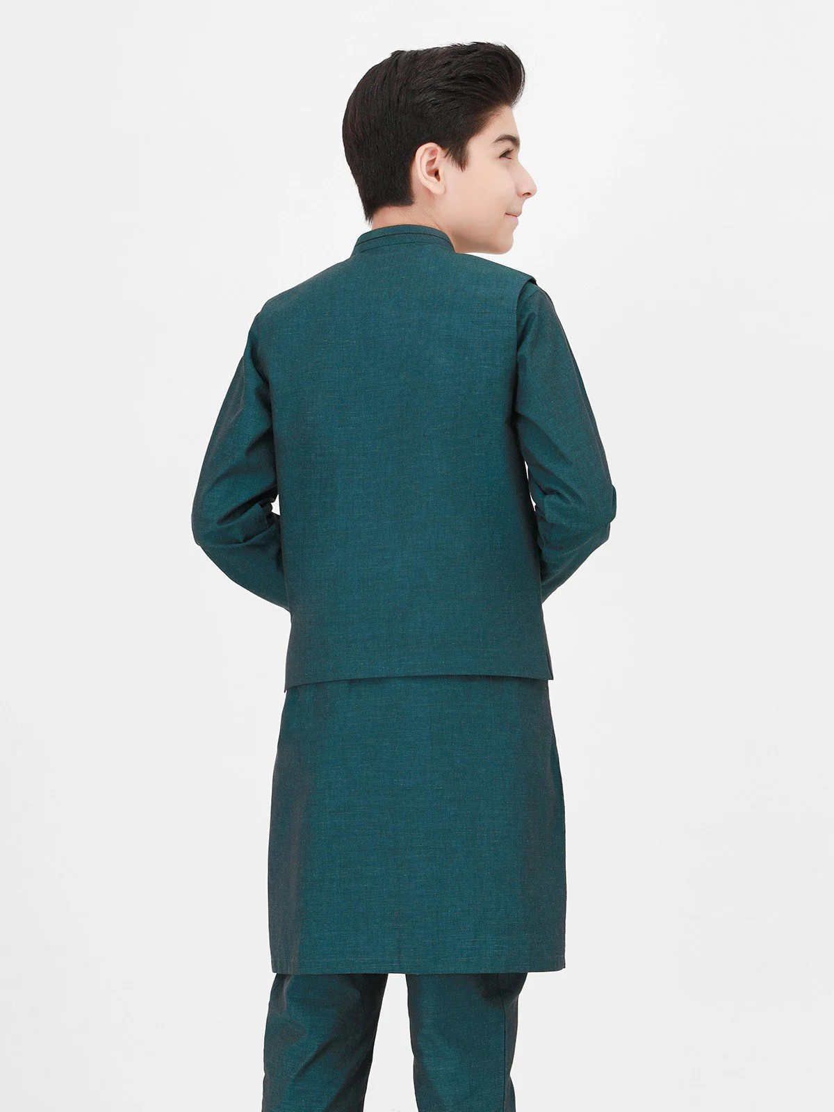 Cotton Waistcoat Suit - EBTWCS21-25143 - Image 3