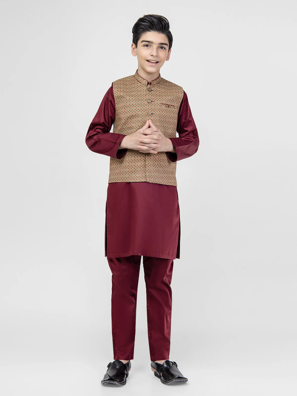 Cotton Waistcoat Suit - EBTWCS22-25154