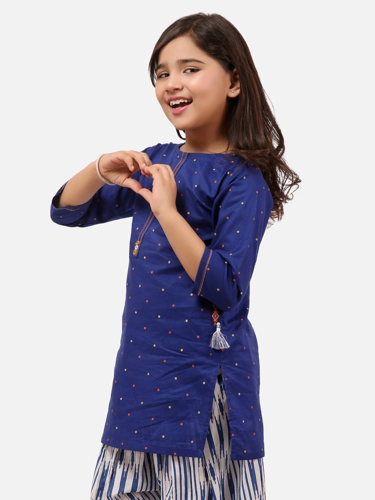 Embroidered Cotton Shirt Trouser - EGTKE20-70192 - Image 2