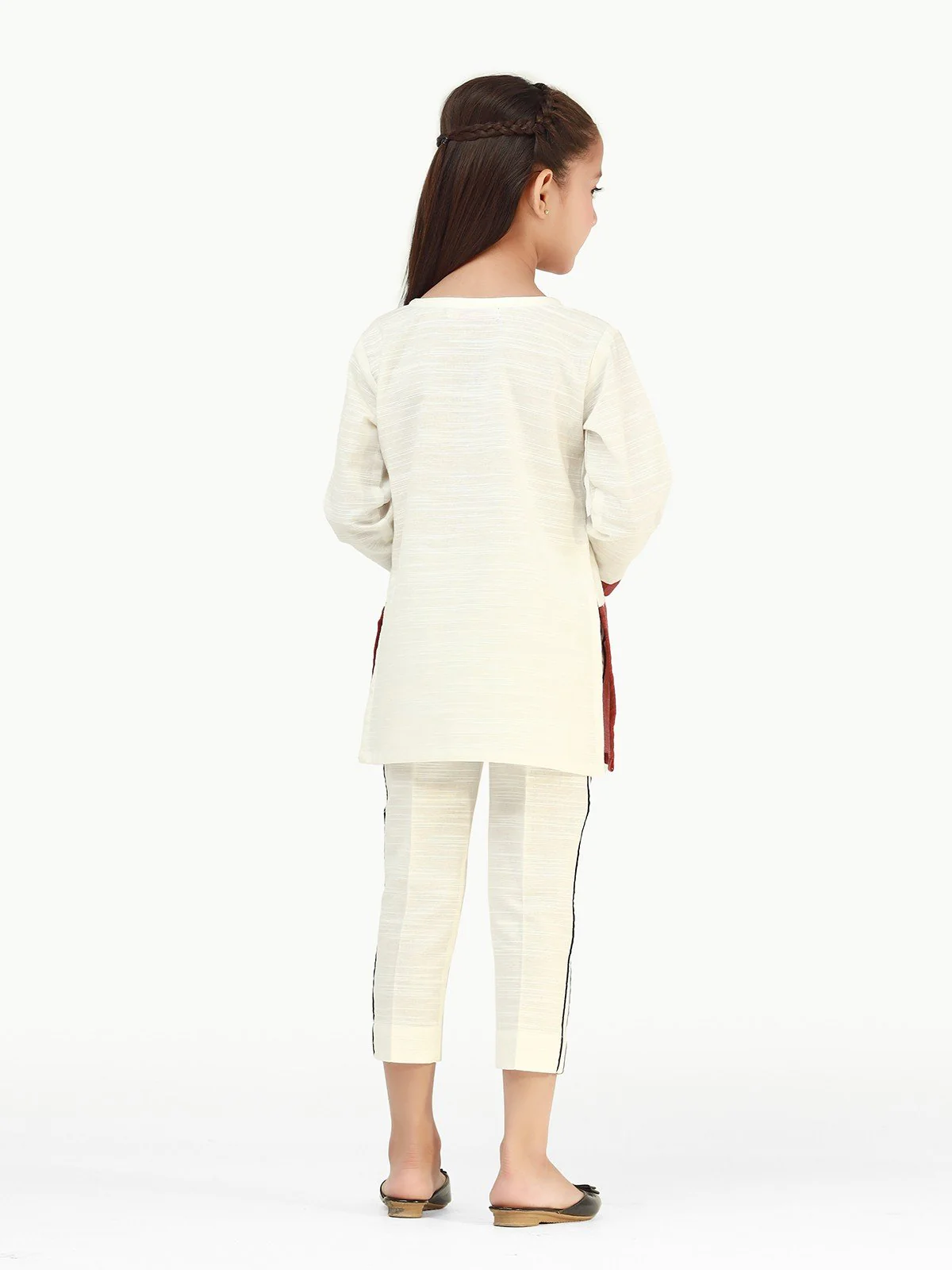 Embroidered Khaddar Shirt Trouser - EGTKE20-70233 (2-Pcs) - Image 7