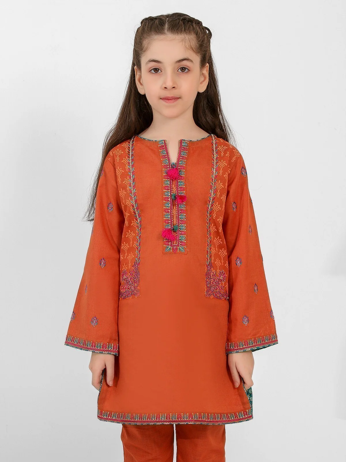 Embroidered Khaddar Shirt Trouser - EGTKE21-70242 (2-Pcs)