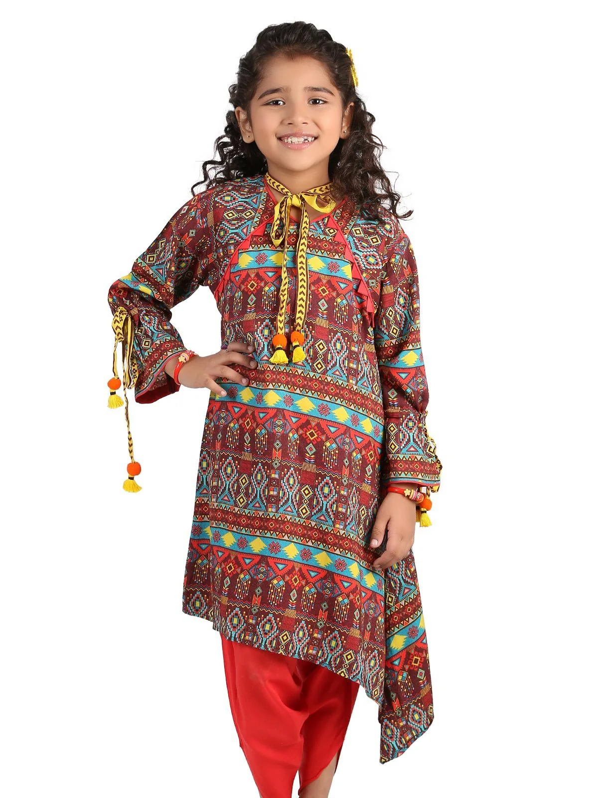Printed Shirt Trouser - EGTKP19-70164 (2-Pcs)