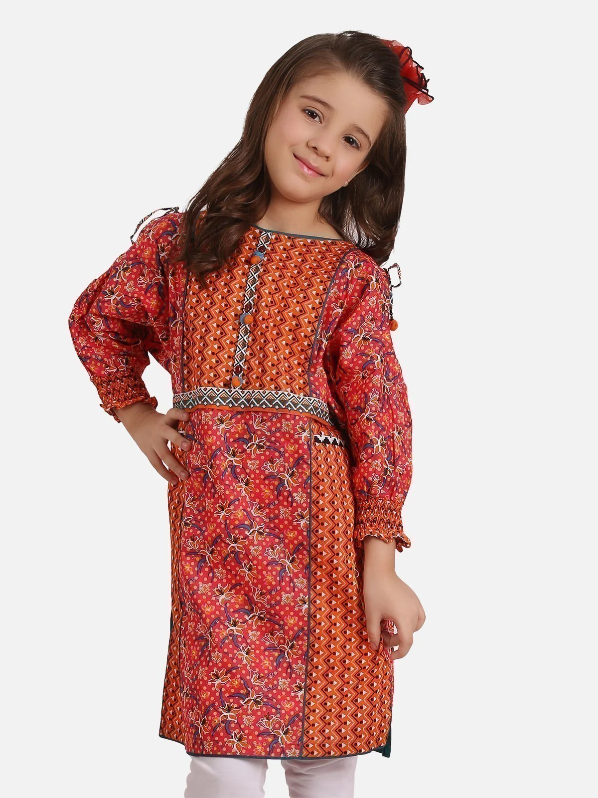 Printed Lawn Shirt - EGTKP20-70187