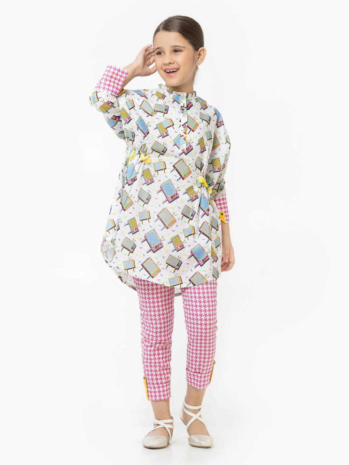 Printed Shirt Trouser - EGTKP22-70308