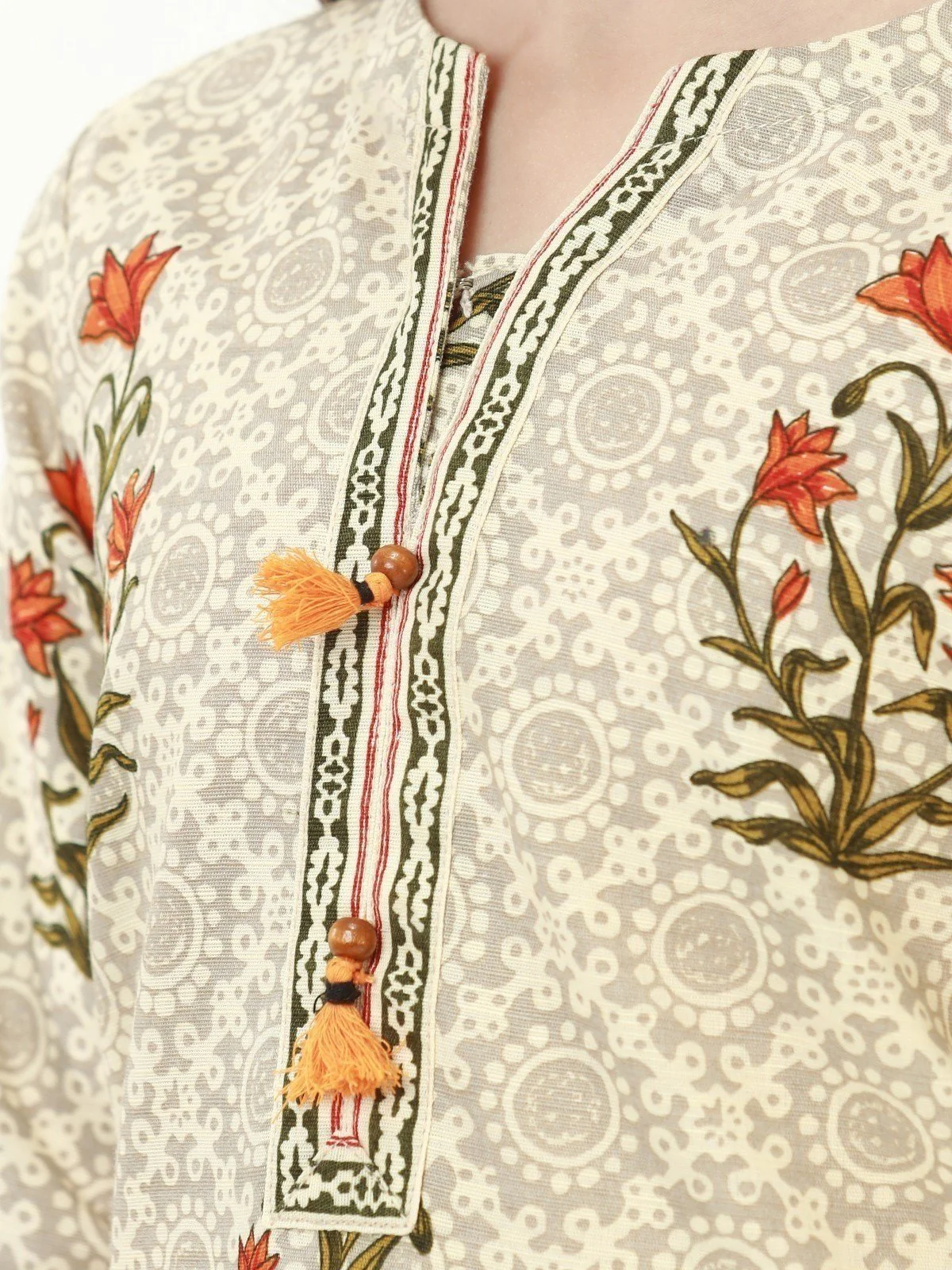 Printed Khaddar Shirt - EGTKP22-70393 - Image 3
