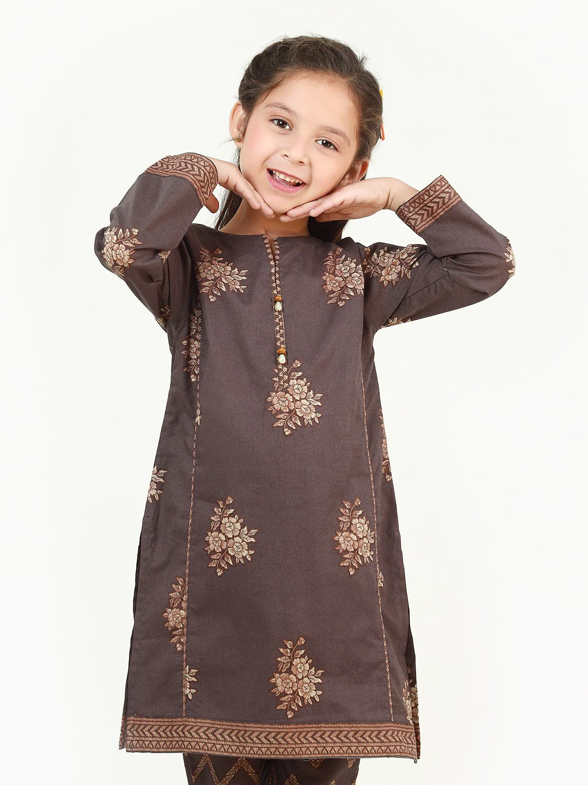 Printed Lawn Shirt Trouser - EGTKP22-70454 (2-Pcs) - Image 2