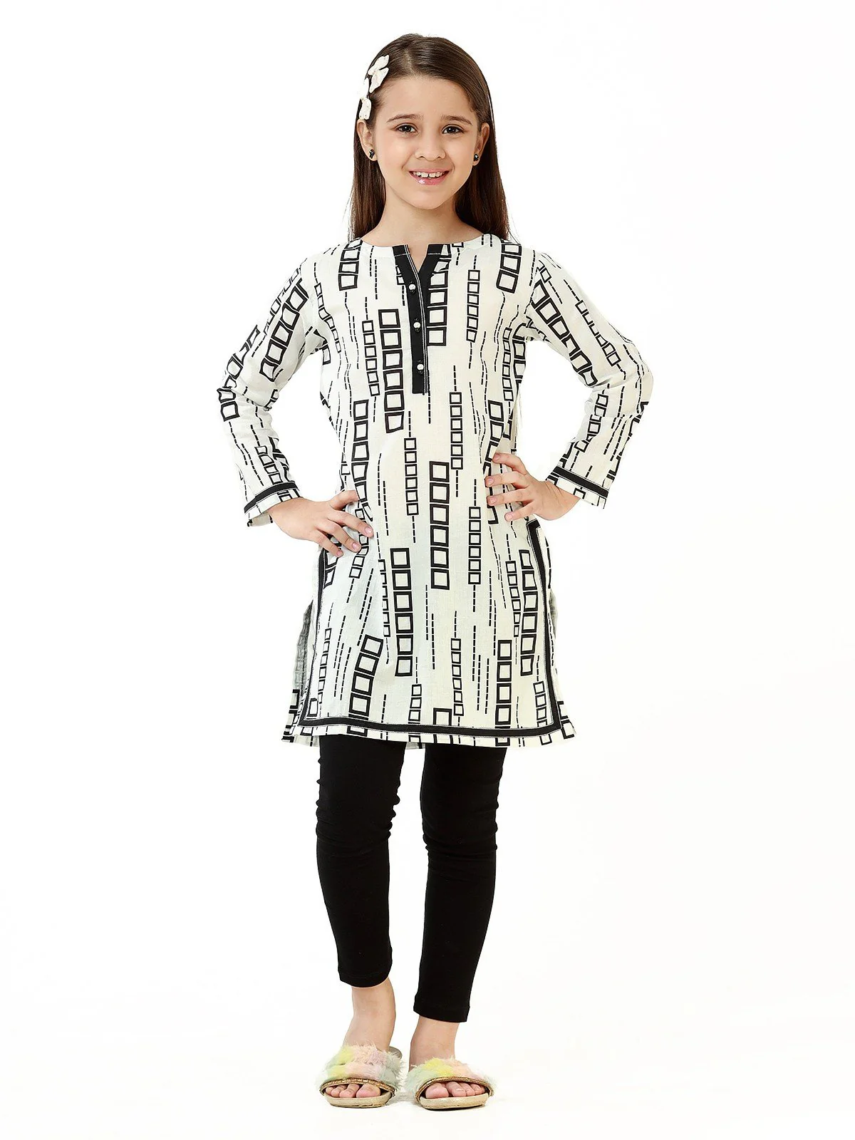 Printed Lawn Shirt - EGTKP22-70464