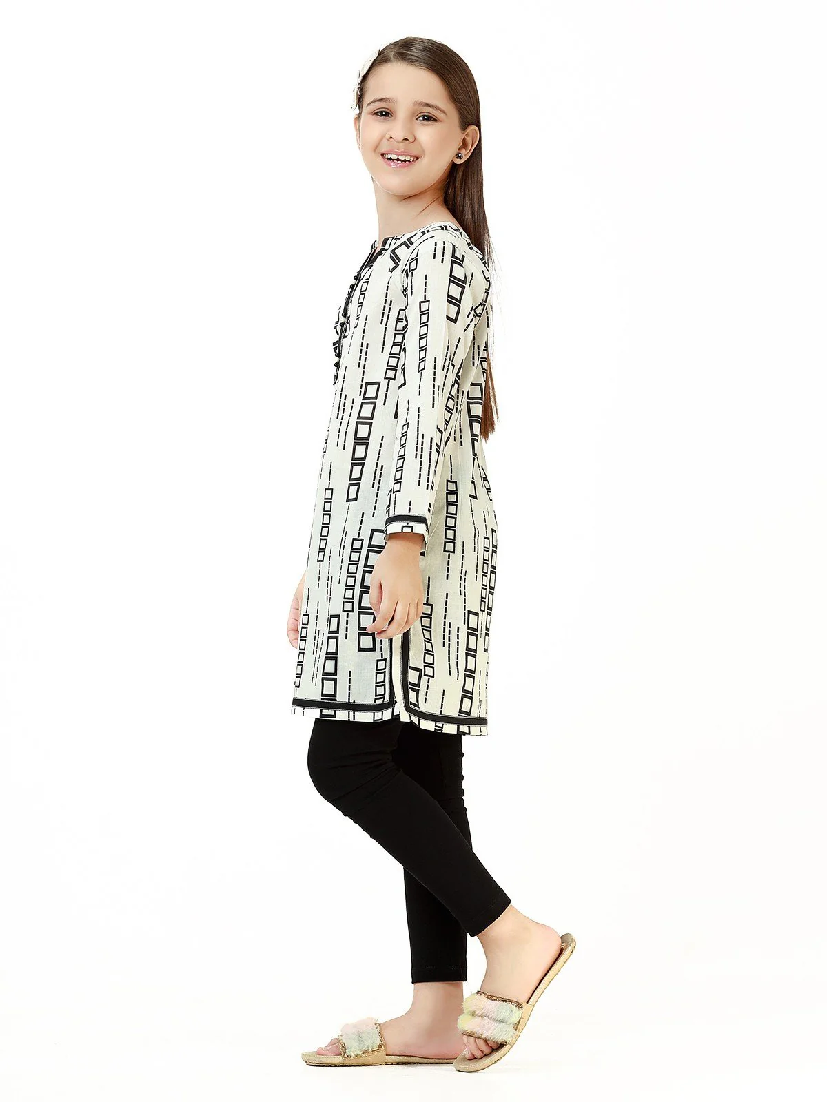 Printed Lawn Shirt - EGTKP22-70464 - Image 2